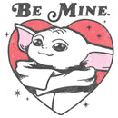 Boy's Star Wars: The Mandalorian Valentine's Day Grogu Be Mine T-Shirt