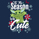 Men's Star Wars: The Mandalorian Christmas The Child Cute Season T-Shirt