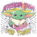 Junior's Star Wars: The Mandalorian The Child Stronger Than You Think T-Shirt
