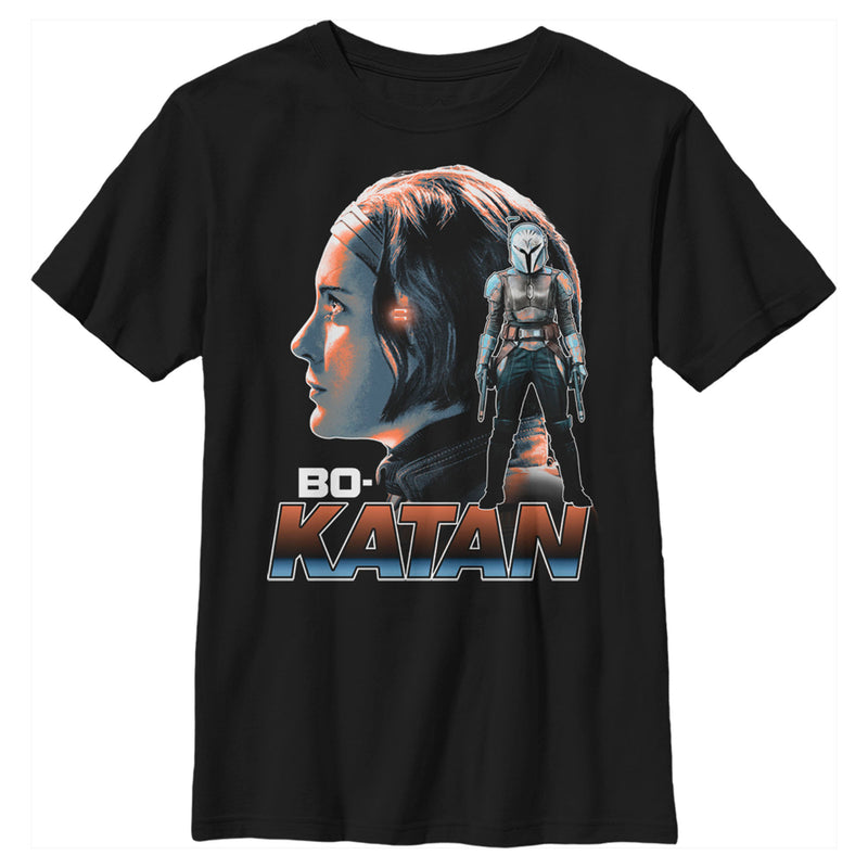 Boy's Star Wars: The Mandalorian Bo-Katan Portrait T-Shirt