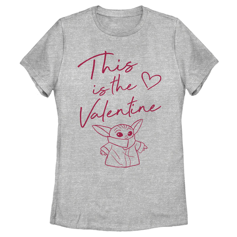 Women's Star Wars: The Mandalorian Valentine's Day The Child Valentine Way T-Shirt
