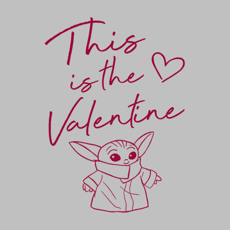 Women's Star Wars: The Mandalorian Valentine's Day The Child Valentine Way T-Shirt