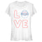 Junior's Star Wars: The Mandalorian Valentine's Day The Child Love Space Capsule T-Shirt