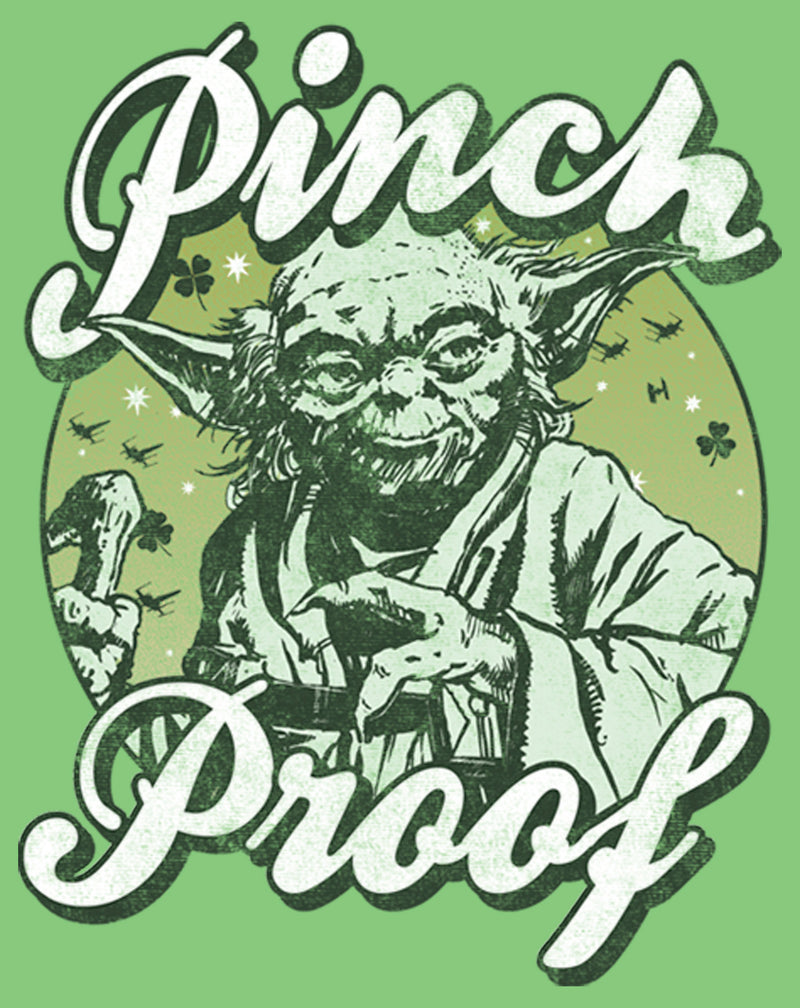 Girl's Star Wars Yoda St. Patrick's Day Pinch Proof T-Shirt