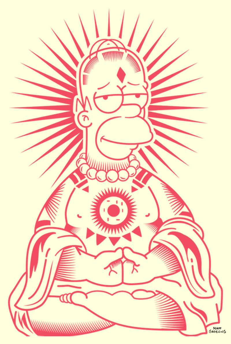 Men's The Simpsons Zen Homer T-Shirt