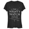Junior's Game of Thrones Night's Watch Motto T-Shirt