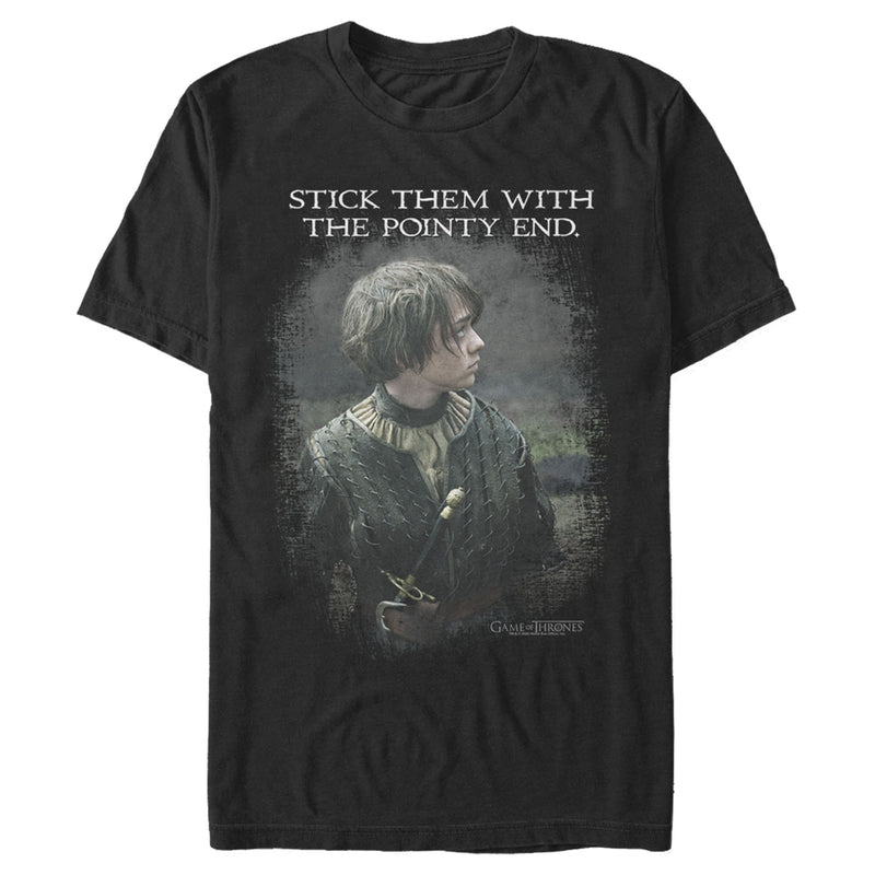 Men's Game of Thrones Arya Pointy End T-Shirt