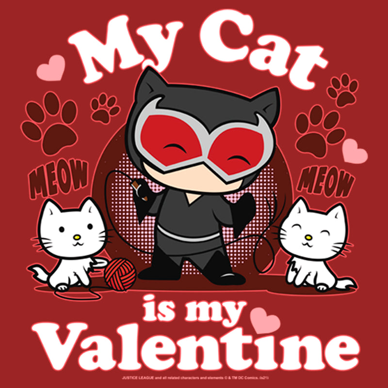 Women's Batman Catwoman My Cat is My Valentine T-Shirt