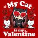 Men's Batman Catwoman My Cat is My Valentine T-Shirt