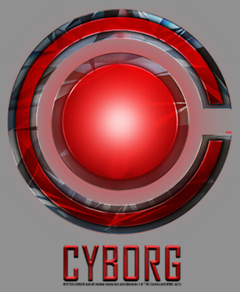 Women's Zack Snyder Justice League Cyborg Logo Racerback Tank Top