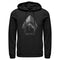 Men's Zack Snyder Justice League Aquaman Silver Logo Pull Over Hoodie