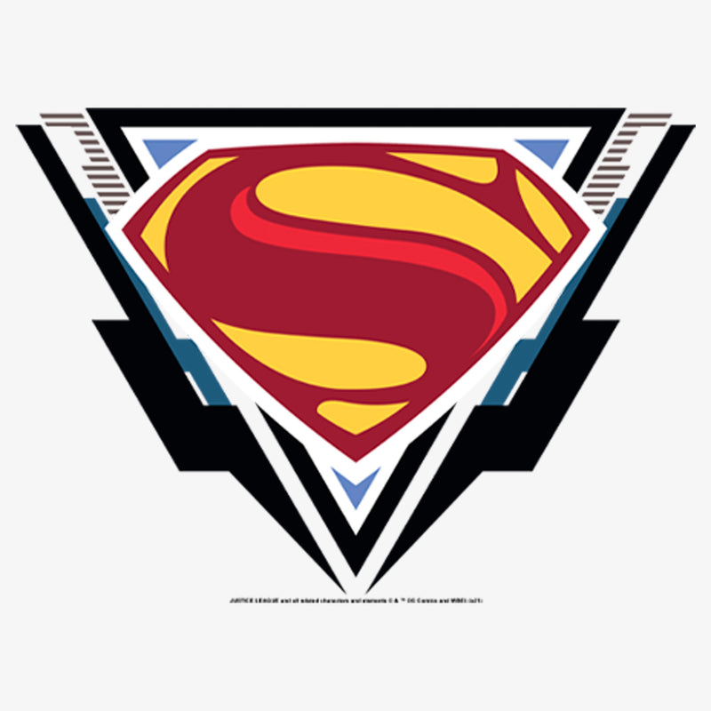 Women's Zack Snyder Justice League Superman Comic Logo T-Shirt