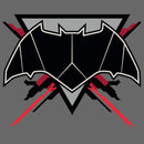 Junior's Zack Snyder Justice League Batman Comic Logo T-Shirt