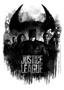 Junior's Zack Snyder Justice League Watercolor Group Shot T-Shirt