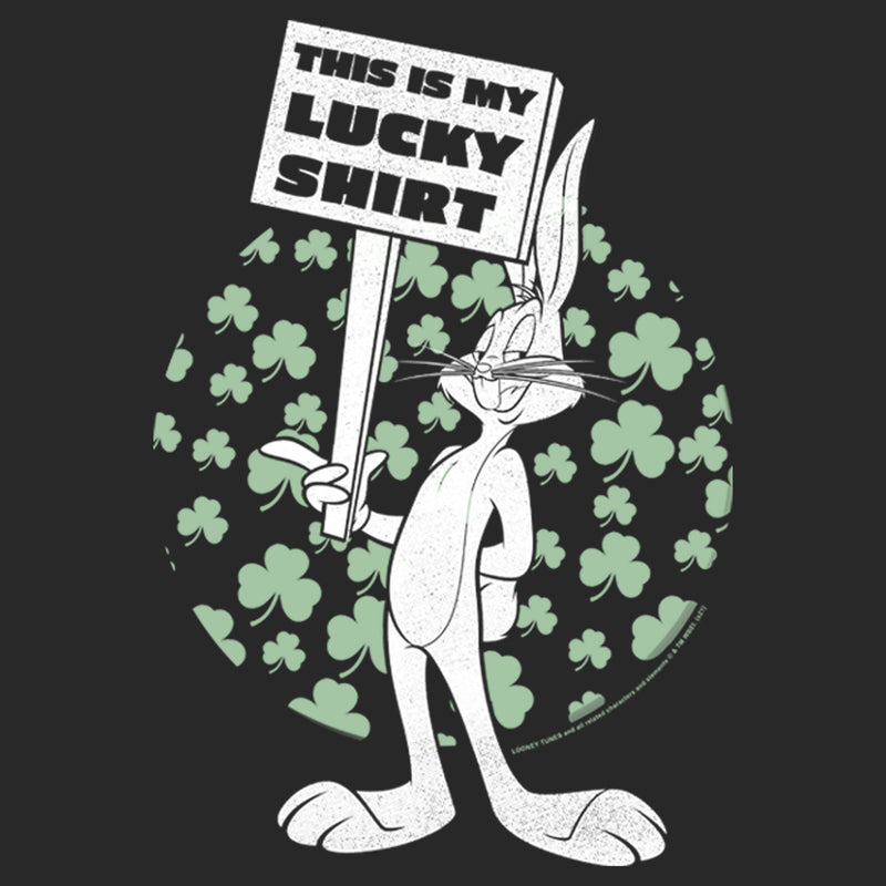 Women's Looney Tunes St. Patrick's Day Bugs Bunny This is My Lucky Shirt T-Shirt
