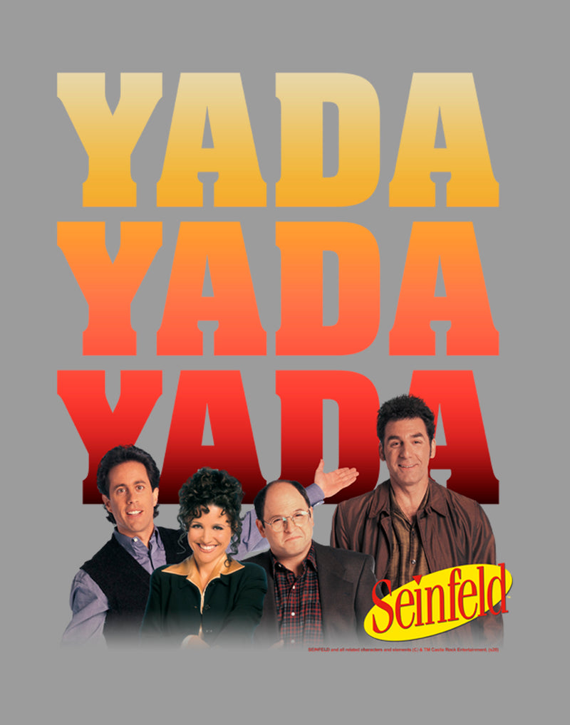 Men's Seinfeld Yada Yada Yada Cast Photo T-Shirt