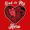 Boy's Superman Valentine's Day Dad is My Hero T-Shirt