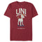 Men's Dungeons & Dragons Uni Unicorn Pose Cartoon T-Shirt