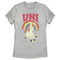 Women's Dungeons & Dragons Uni Unicorn Rainbow Cartoon T-Shirt