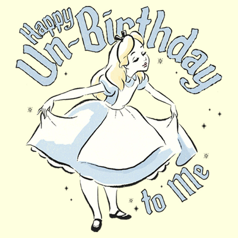 Men's Alice in Wonderland Happy Un-Birthday To Me T-Shirt