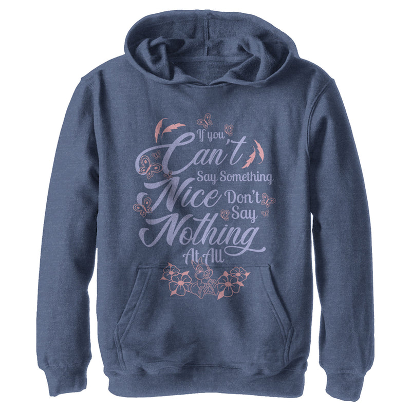 Boy's Bambi If You Can't Say Something Nice Pull Over Hoodie