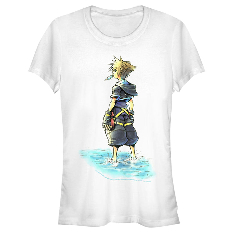 Junior's Kingdom Hearts 1 Beach Sora T-Shirt