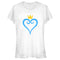 Junior's Kingdom Hearts 1 Blue Heart T-Shirt