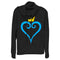 Junior's Kingdom Hearts 1 Blue Heart Cowl Neck Sweatshirt