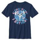 Boy's Lilo & Stitch Aloha! Happy 3rd Birthday T-Shirt