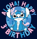 Boy's Lilo & Stitch Aloha! Happy 3rd Birthday T-Shirt
