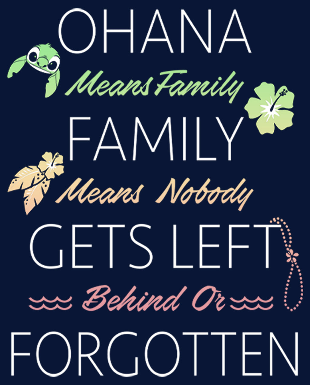 Lilo And Stitch Ohana Means Family Quote Disney Lilo Stitch Stitch Day