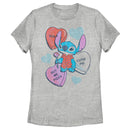 Women's Lilo & Stitch Hearts and Pizza T-Shirt