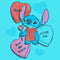 Girl's Lilo & Stitch Sweet Hearts and Pizza T-Shirt