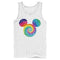 Men's Mickey & Friends Rainbow Tie-Dye Mickey Mouse Logo Tank Top