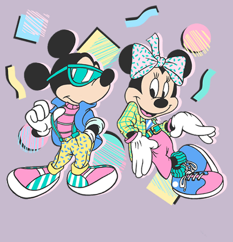 Junior's Mickey & Friends '80s Minnie and Mickey Mouse T-Shirt