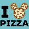 Girl's Mickey & Friends Mickey Mouse Pizza T-Shirt
