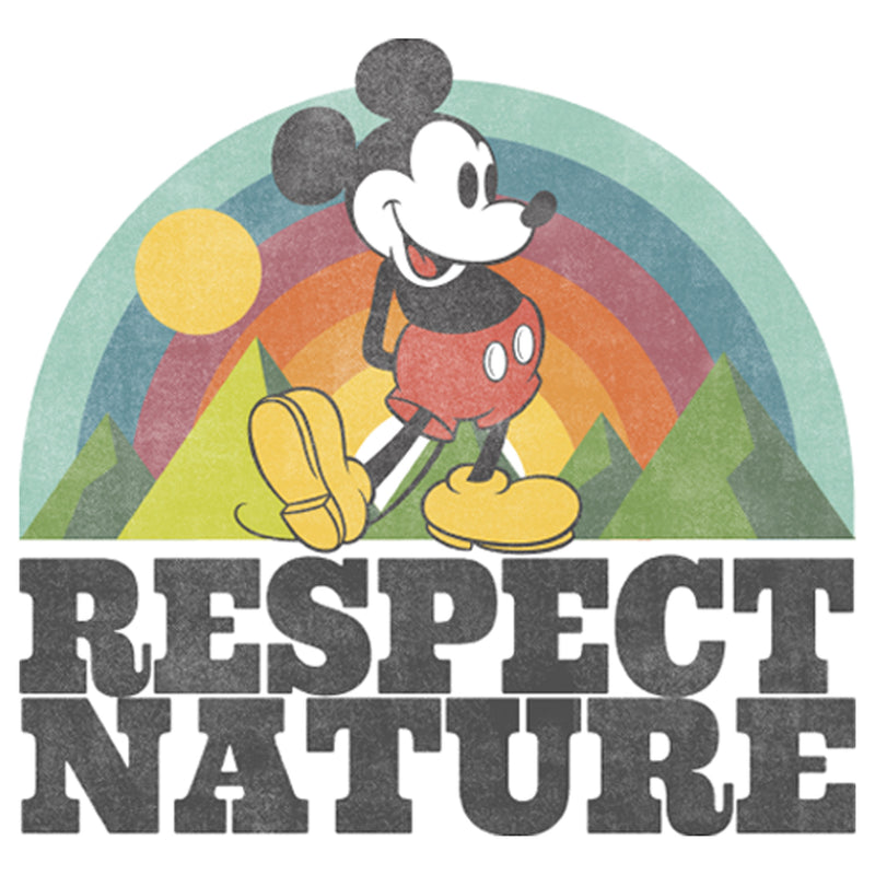 Girl's Mickey & Friends Mickey Mouse Respect Nature T-Shirt