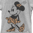 Girl's Minnie Mouse Leopard Outfit T-Shirt
