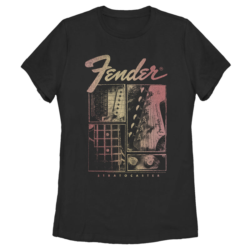 Women's Fender Sunburst Stratocaster T-Shirt
