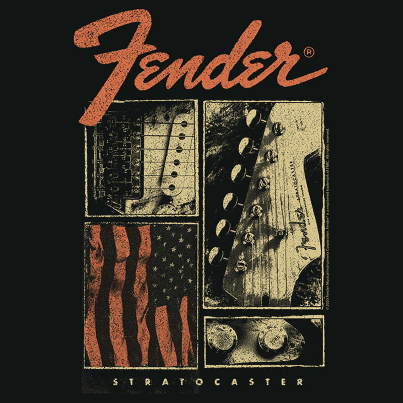 Men's Fender Stratocaster Boxes T-Shirt