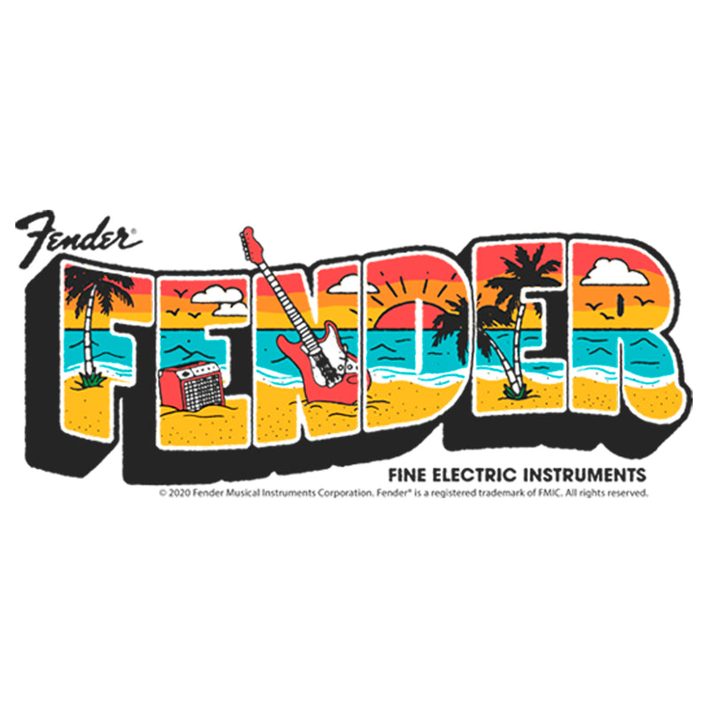 Men's Fender Vacation Billboard Logo T-Shirt