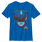 Boy's Power Rangers Blue Ranger Helmet T-Shirt