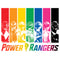 Boy's Power Rangers Mighty Rainbow Colors Group T-Shirt