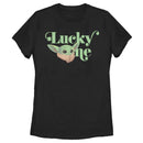 Women's Star Wars: The Mandalorian St. Patrick's Day Grogu Lucky One T-Shirt