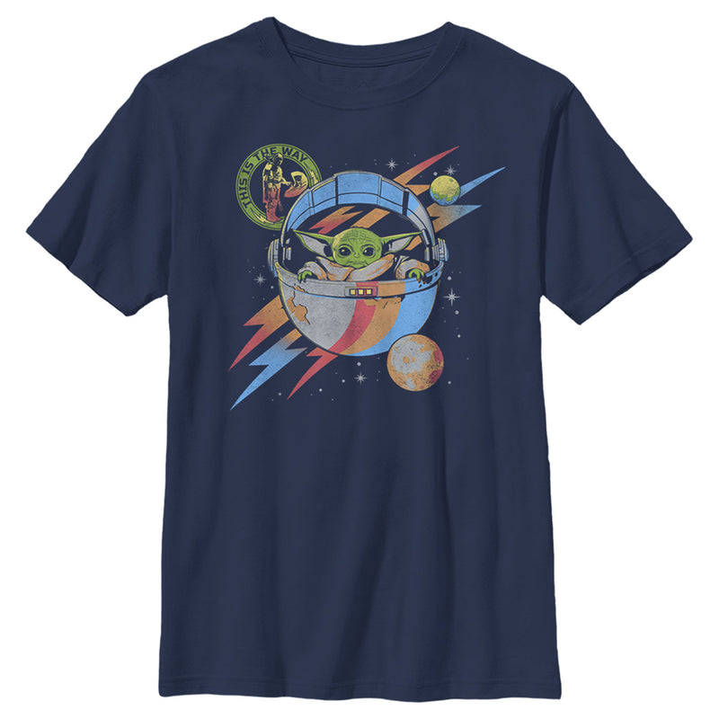 Boy's Star Wars: The Mandalorian Grogu Space Adventure T-Shirt