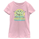 Girl's Star Wars: The Mandalorian Grogu Drawing T-Shirt