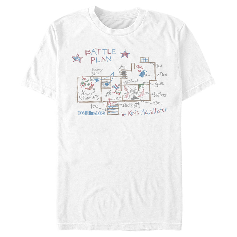 Men's Home Alone Kevin’s Battle Plan T-Shirt