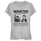 Junior's Home Alone Wet Bandits Wanted Poster T-Shirt