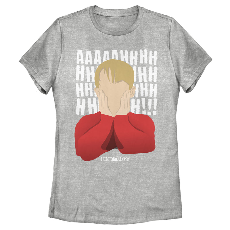 Women's Home Alone Kevin Ahhh Silhouette T-Shirt