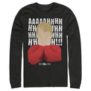 Men's Home Alone Kevin Ahhh Silhouette Long Sleeve Shirt